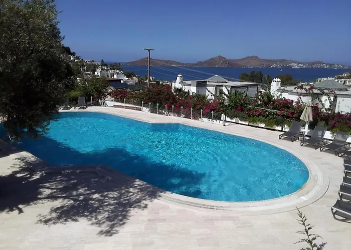 Family With Rooftop Sea Views In Yalikavak Villa *